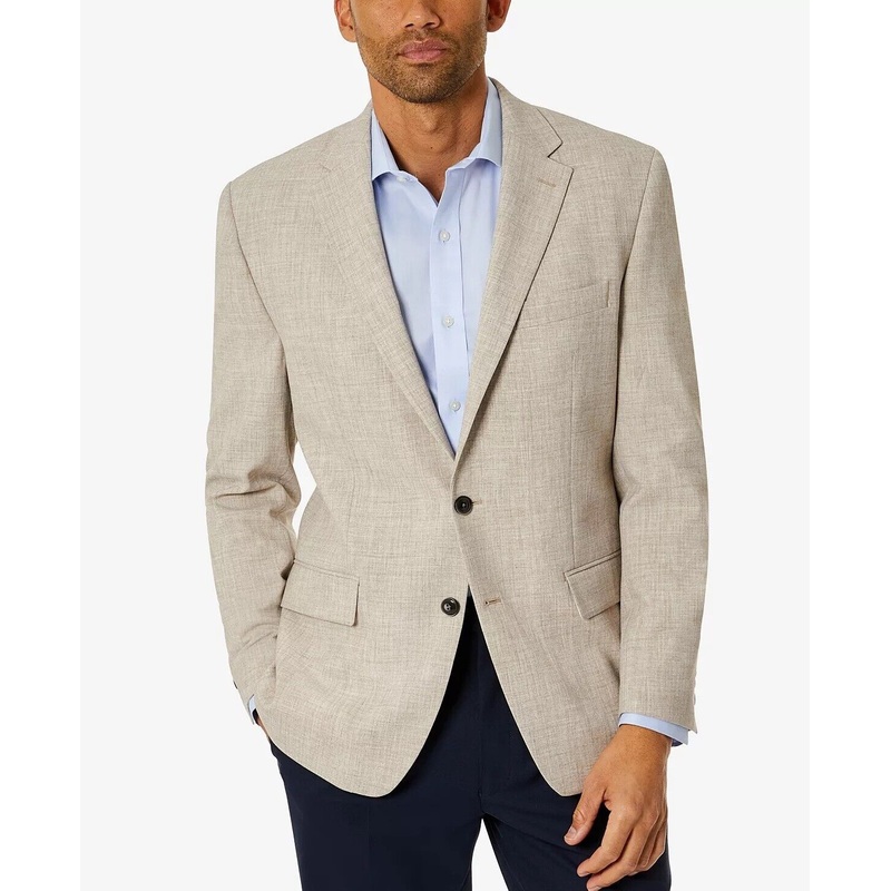 Club Room Men's Classic-Fit Solid Sport Coat Tan 38R Two Button