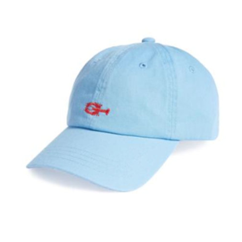 Club Room Mens Embroidered Baseball Hat Light Blue ONE SIZE