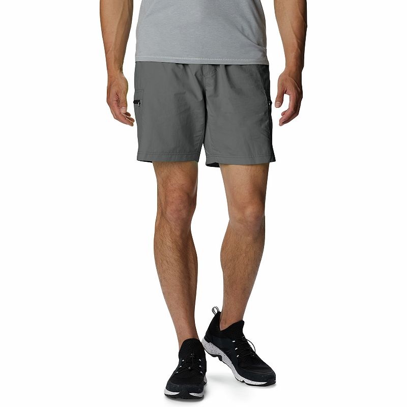 Columbia Men Regular fit Casual Mountaindale Shorts Medium / 8 Grey Solid