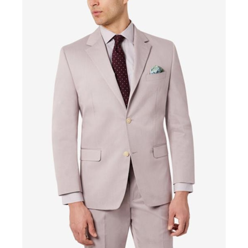 SEAN JOHN Men's Classic-Fit Suit Jacket 42R Pink Two Button