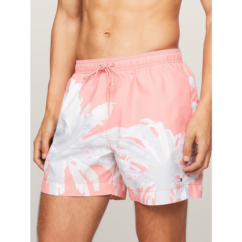 Tommy Hilfiger Men Regular fit Swim Trunks Swimwear XL / 3.5 Pink Floral