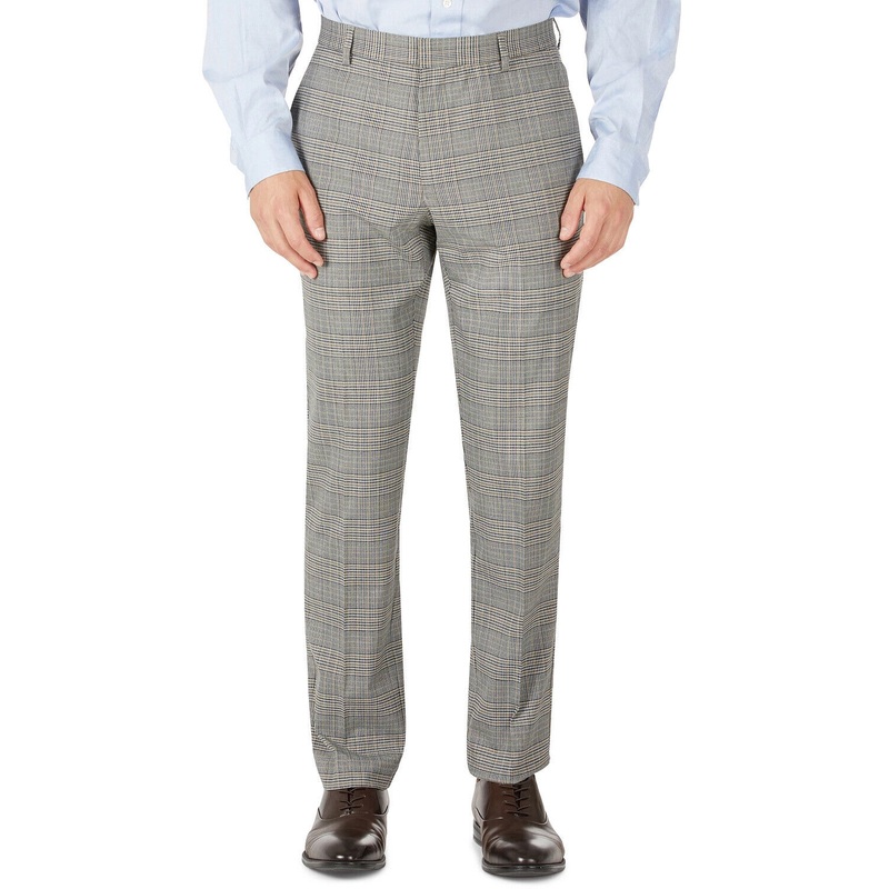 Tommy Hilfiger Modern-Fit TH Flex Stretch Check performance Pants 30 X 30