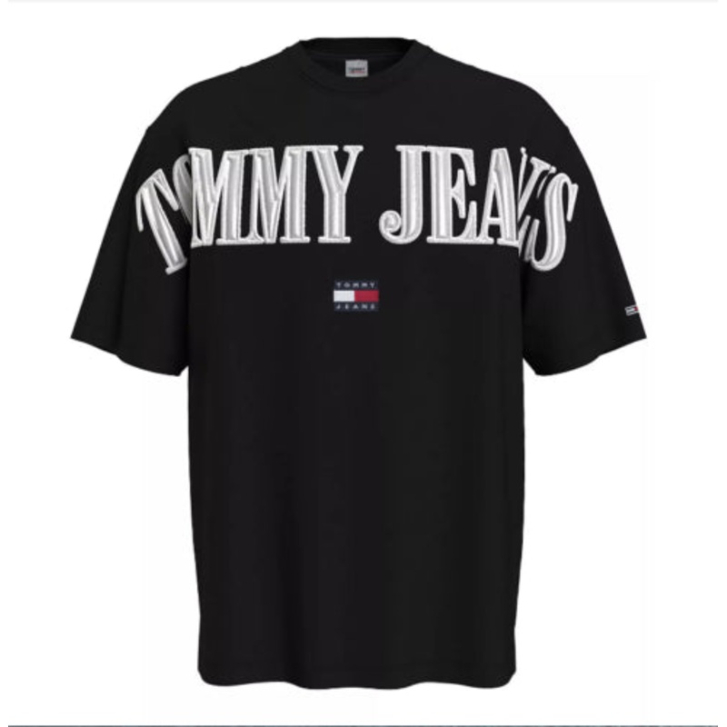 Tommy Jeans Mens Skater Archive T-Shirt - Black Size Medium