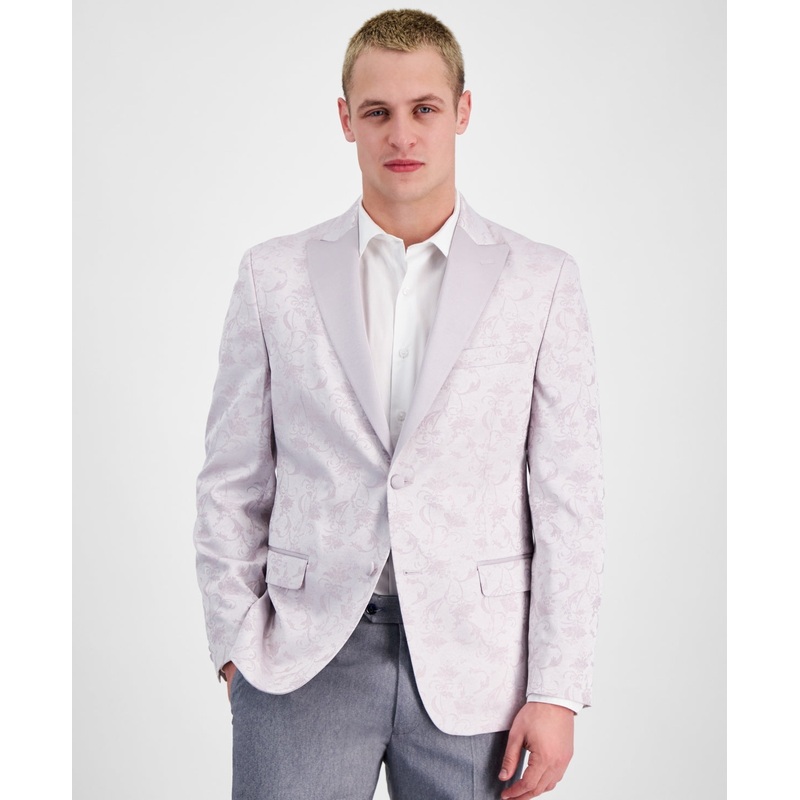 Alfani Mens Slim fit Sport Coat Blazer 36 S Pink Floral
