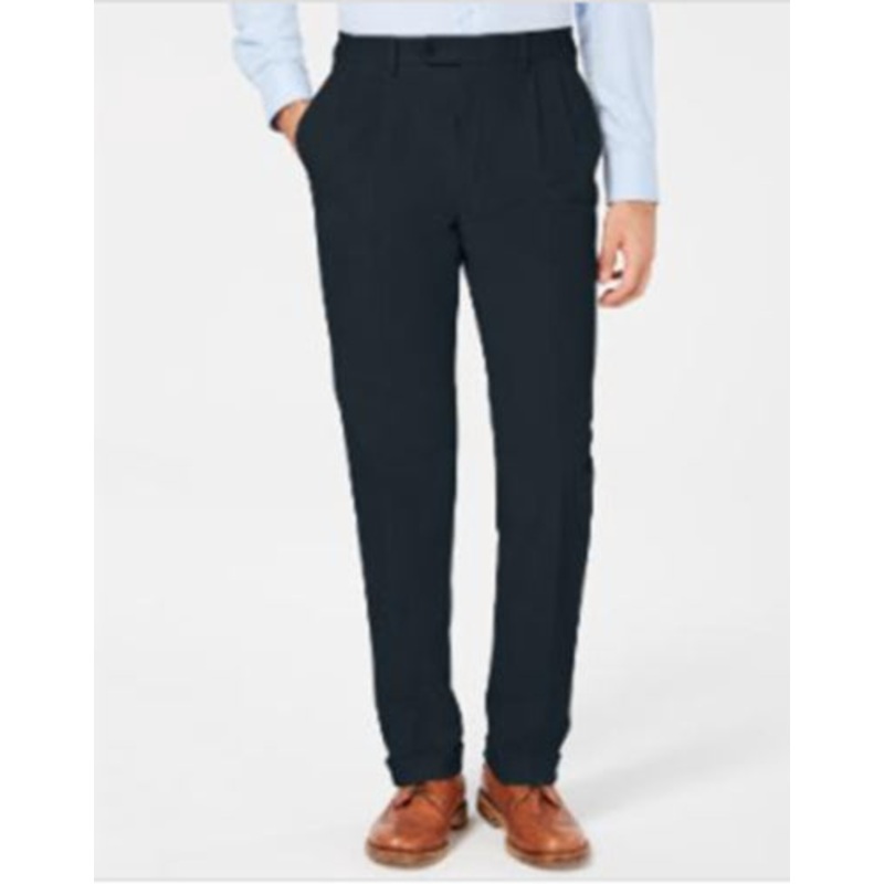 Lauren Ralph Lauren Regular Fit Corduroy Pleated Dress Pants 36 x 30 Dark Teal