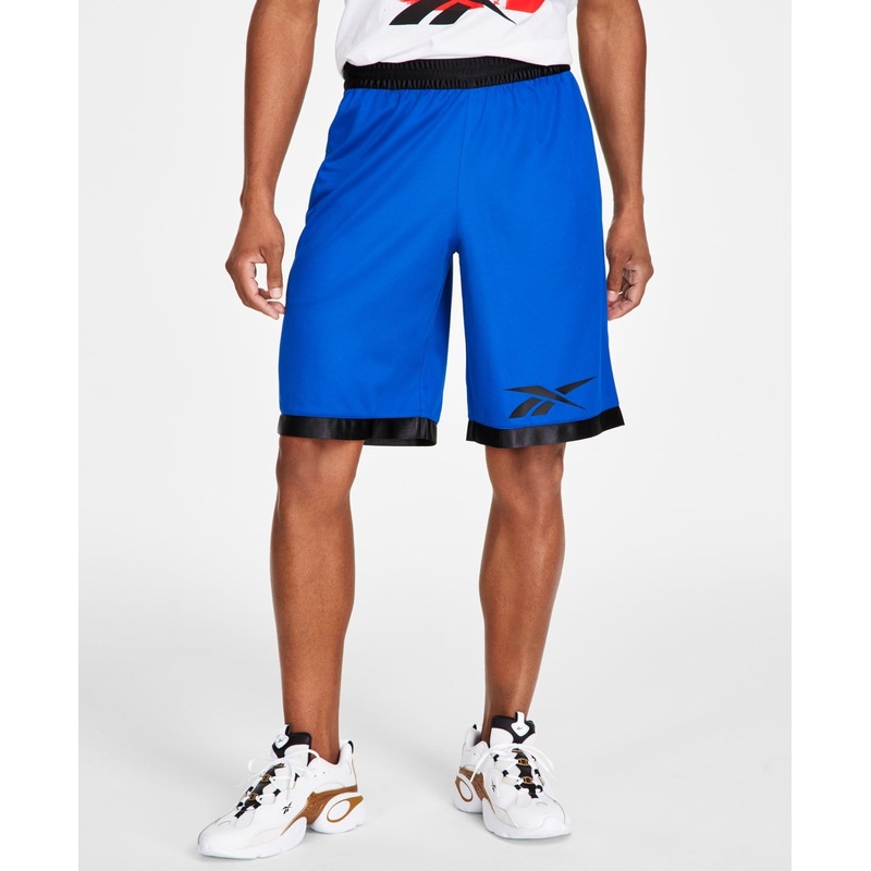 Reebok Men Regular fit Basketball Shorts XL / 10 Blue Solid