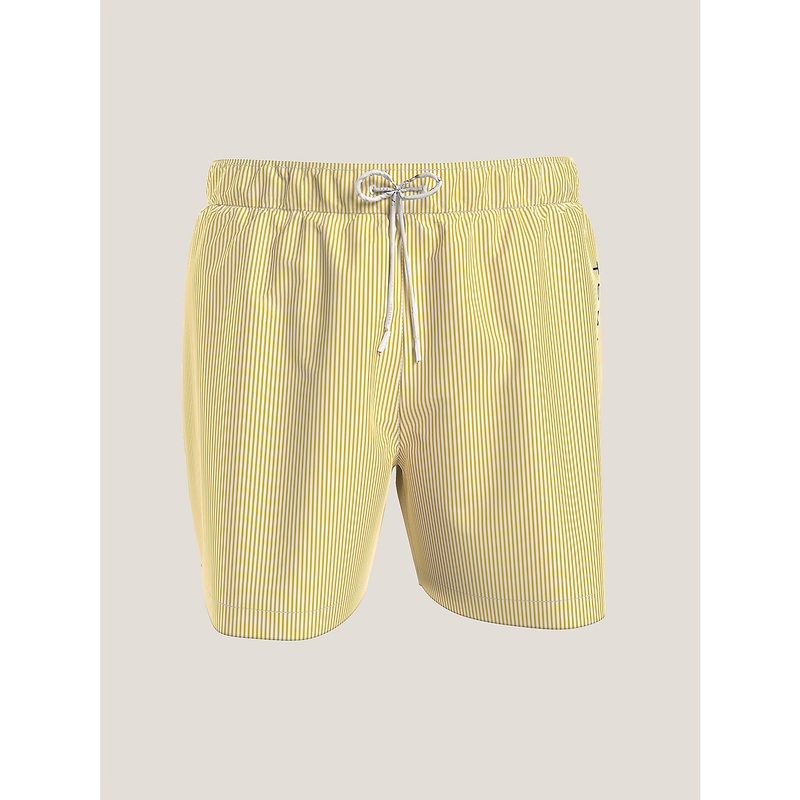 Tommy Hilfiger Men Regular fit Swim Trunks Swimwear XL / 5 Yellow Striped
