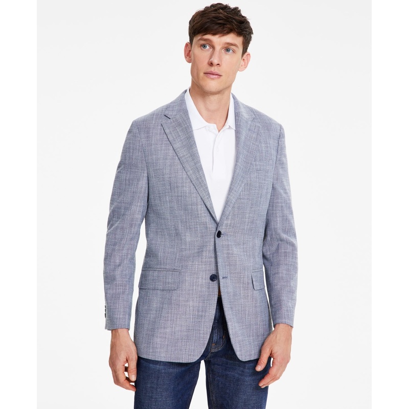 Tommy Hilfiger Mens Modern fit Sport Coat Blazer 42 R Blue