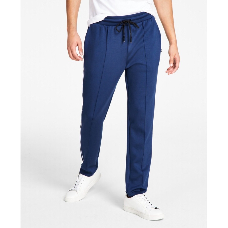 Karl Lagerfeld Paris Men's Regular Fit Pull on Track Pants Blue XL