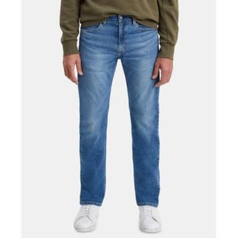 Levi's Flex Men's 505 Regular Fit Jeans 33 x 34 Begonia Overt Blue