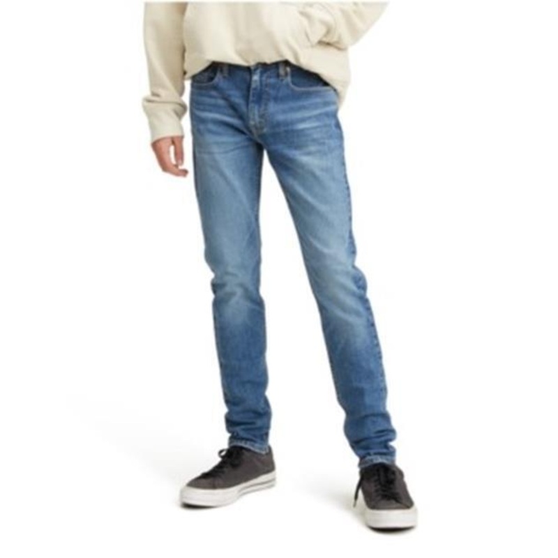Men's Levi's Tapered Leg Skinny Jeans Size 38 X 30 Med Blue
