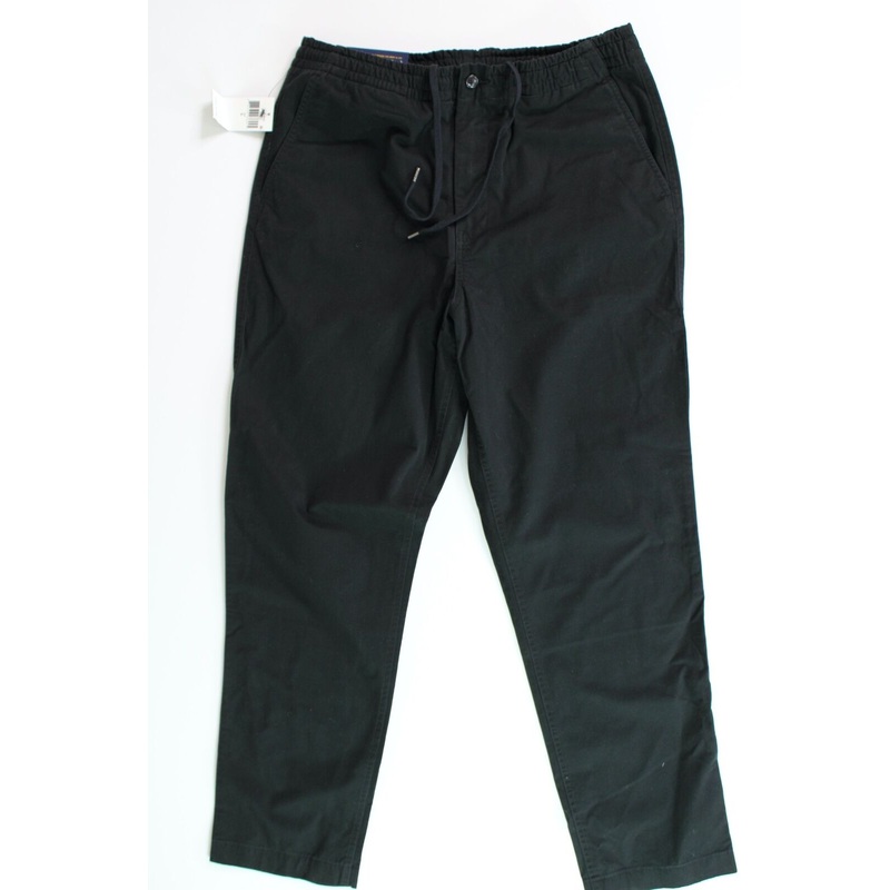 POLO RALPH LAUREN Men's Relaxed Fit Polo Prepster Twill Pants Small Black