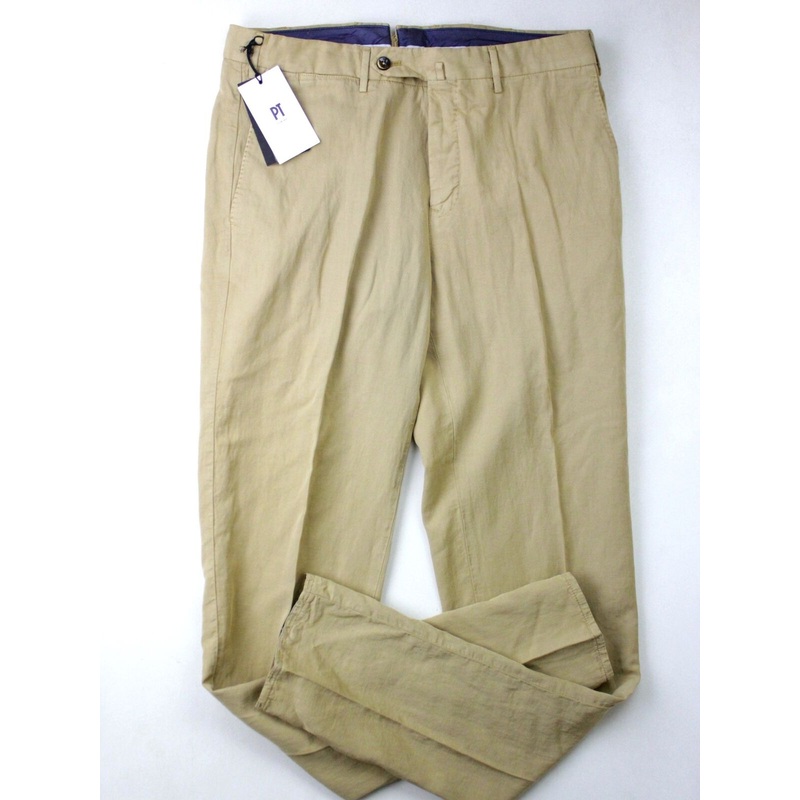 PT Torino PT01 Mens Soft Touch Garment Dye Easy Fit Pants Size 56 / US 38
