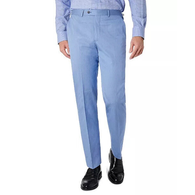 SEAN JOHN Men's Classic-Fit Solid Dress Pants Light Blue 44 X 32