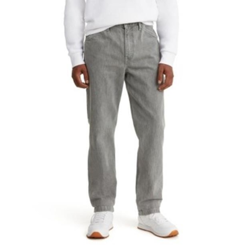 Levi's Men's Tapered Carpenter Jeans 34 x 34 Portland Skies Grey