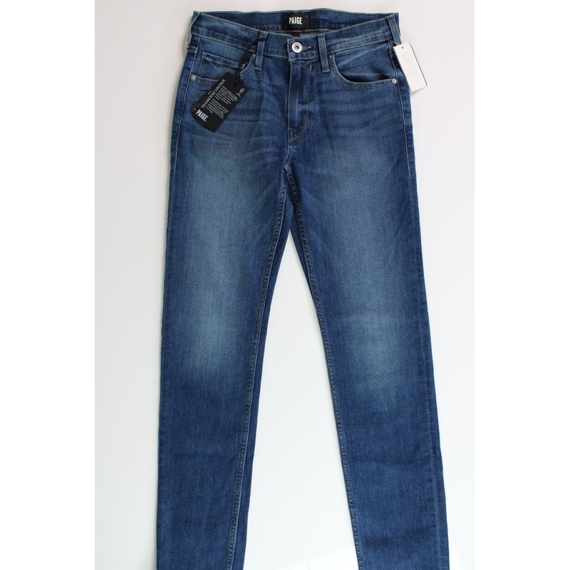 PAIGE Mens Lennox Slim Fit Jeans in Mulholla Blue Size 28