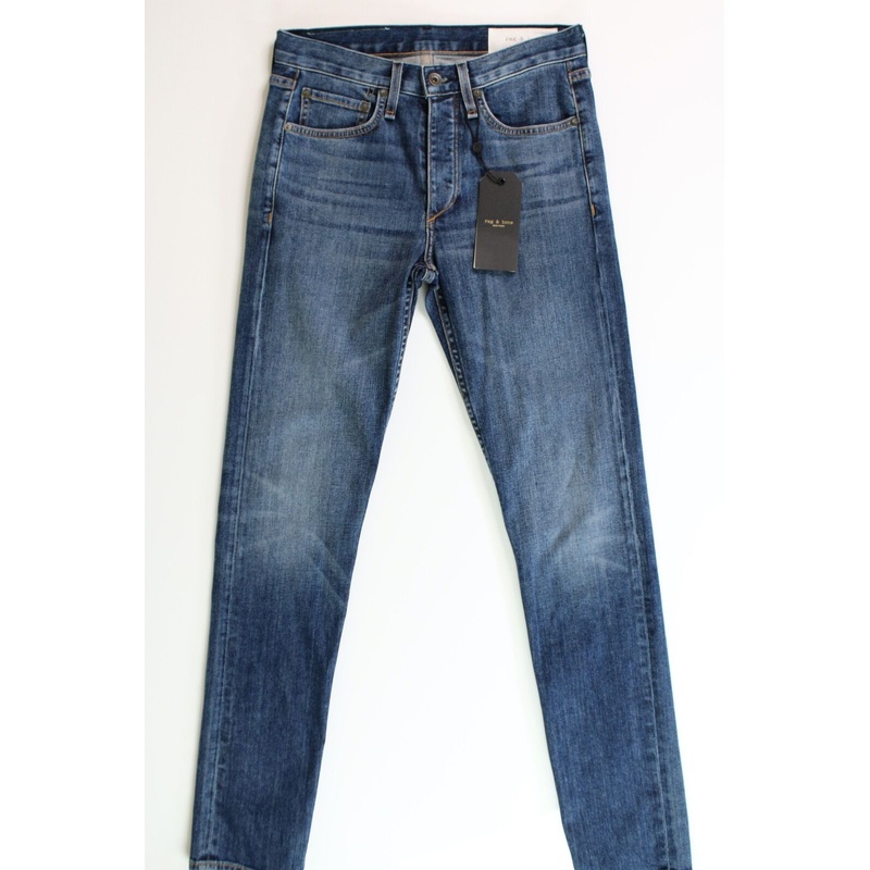 rag & bone Mens Fit 2 Slim Fit Jeans Size 28 in Throop Blue