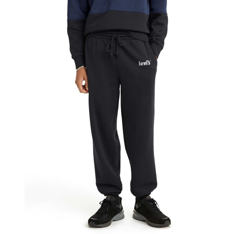 Levis Men's Graphic Relaxed Fit Sweatpants Small Black