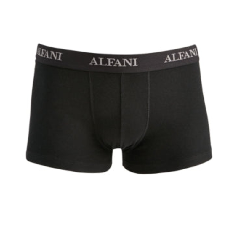 Alfani Men's Core Trunks 5 Pack Underwear Boxer Briefs Black Small