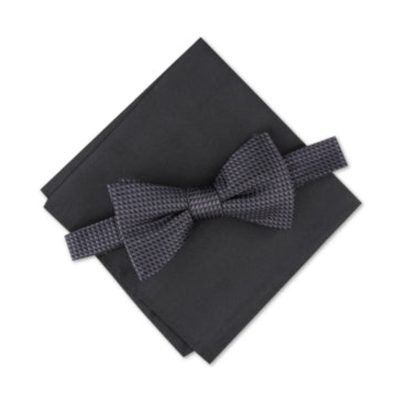 Alfani Men's Mini Neat Pre-Tied Bow Tie Black