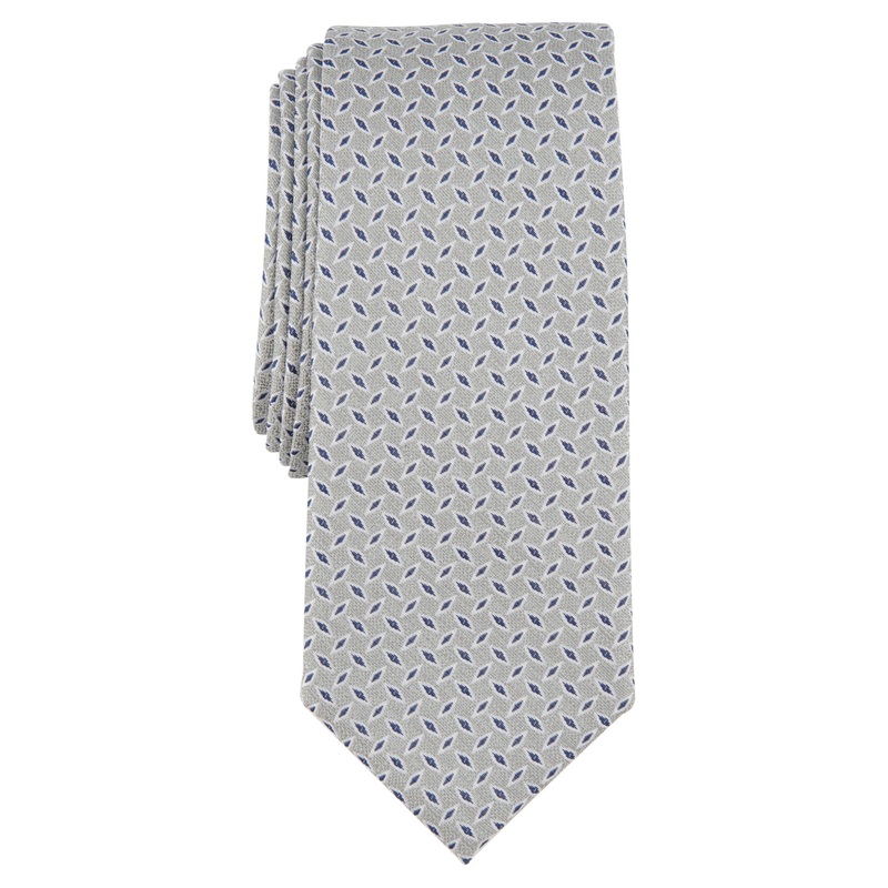 Alfani Mens Holland Textured Tie Marina Blue