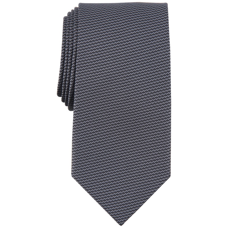 Perry Ellis Mens Ambros Micro-Texture Tie Black