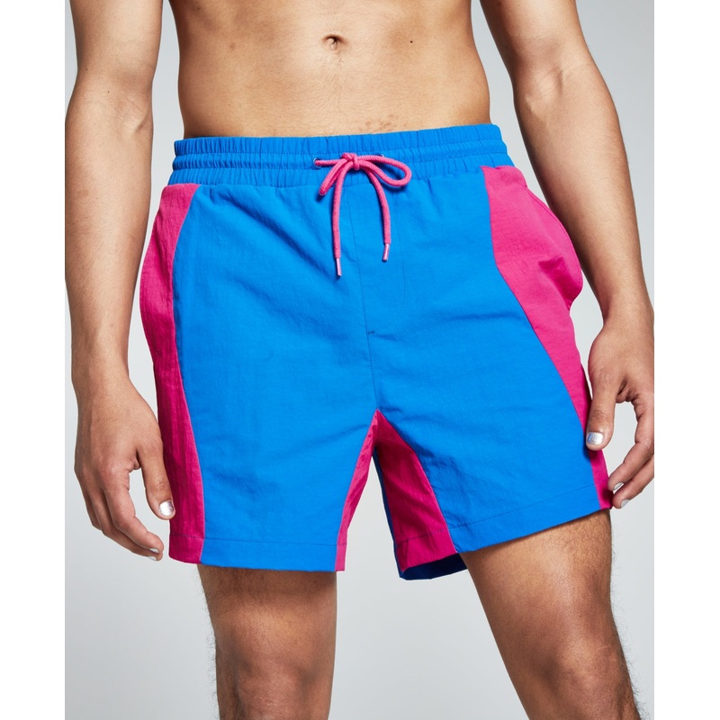 And Now This 5:31 by JEROME Lamaar Men's Regular Fit Swim Trunks Blue XL