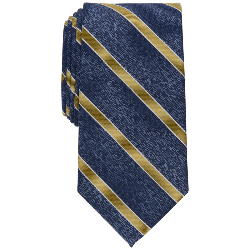 Club Room Mens Tolland Stripe Tie Yellow Blue