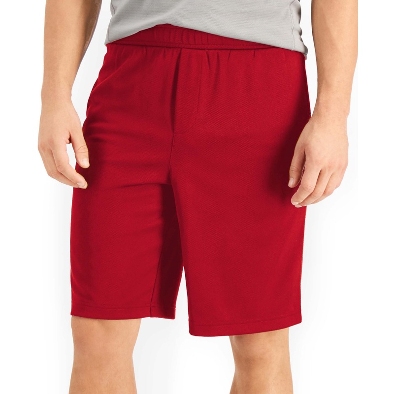ID Ideology Men's Mesh Break Shorts Licorice Red 3XB