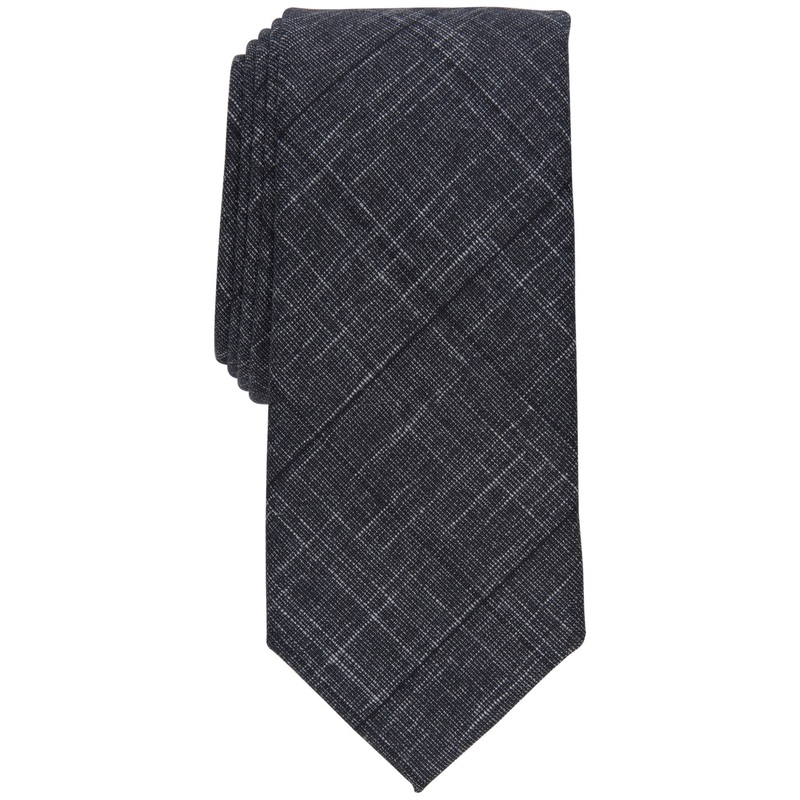 Alfani Men's Berris Solid Tie Black Necktie