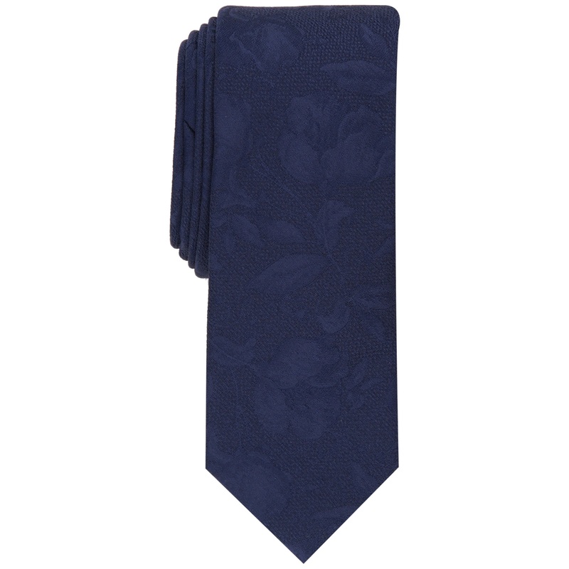 Bar III Men's Delage Floral Tie Navy Blue