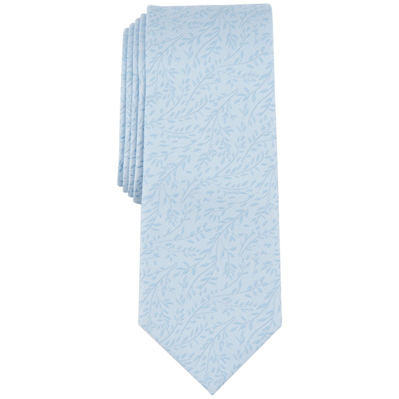 Bar Iii Men's Cassina Vine Tie Light  Blue Necktie
