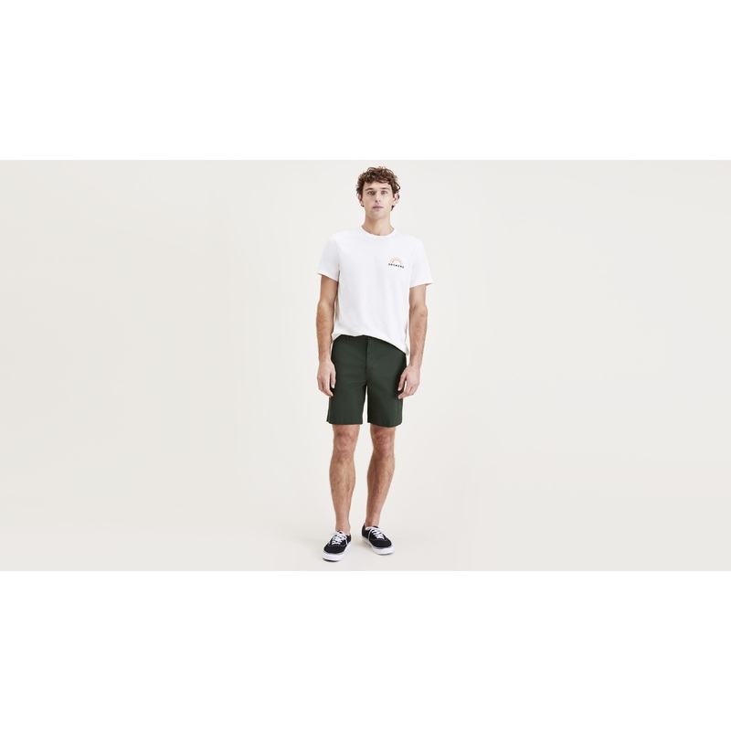 Dockers Ultimate 9.5" Shorts Big and Tall  Men's Green 52