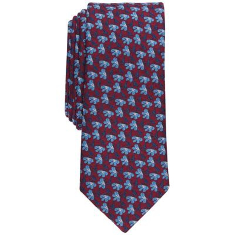 Bar Iii Men's Monaco Skinny Tie Red Necktie