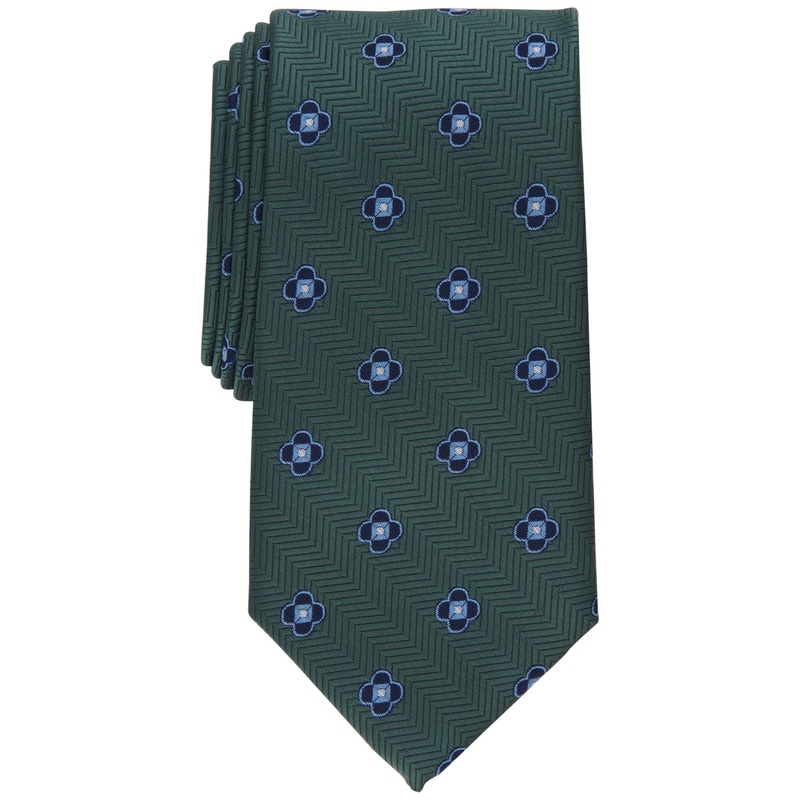 Club Room Men's Berdie Neat Tie Green Necktie