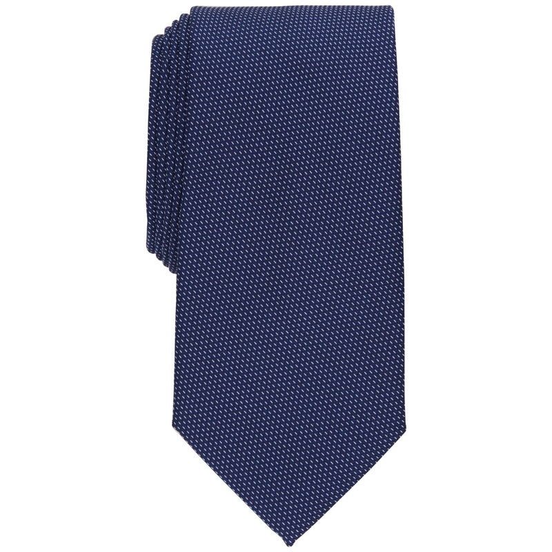 Perry Ellis Mens Navy Hydell Micro Print Tie OS