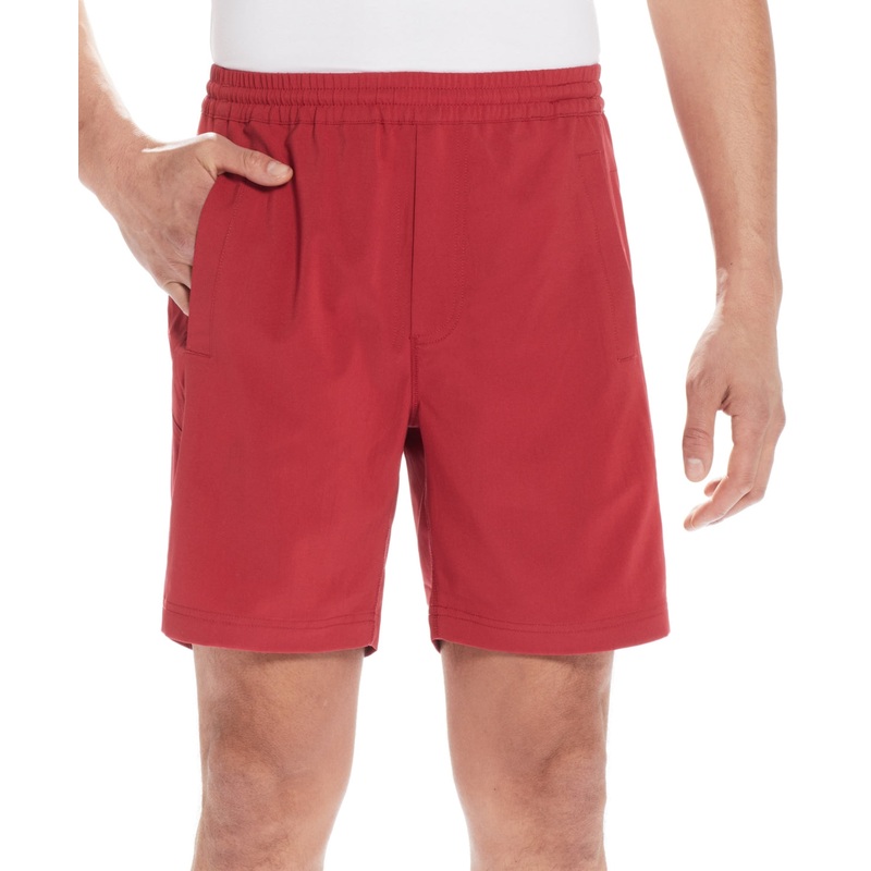 Weatherproof Vintage Mens 7" Performance Shorts Red Large