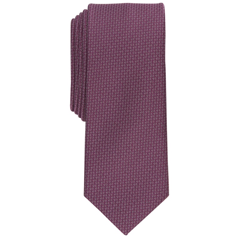 Bar III Mens Lark Solid Dusty Pink Tie Necktie