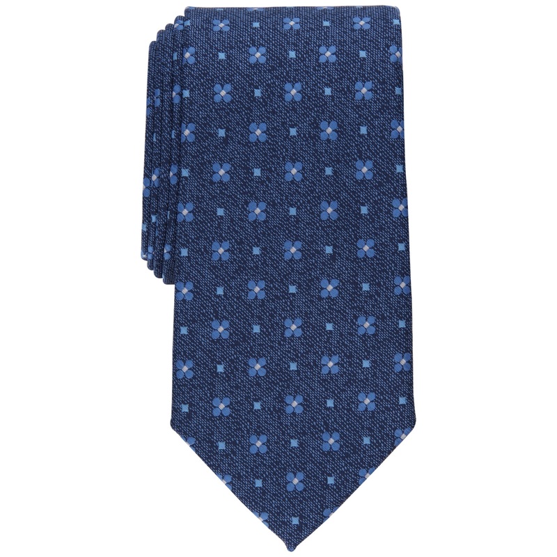 Club Room Mens Necktie Navy Ridgeway Blue Tie