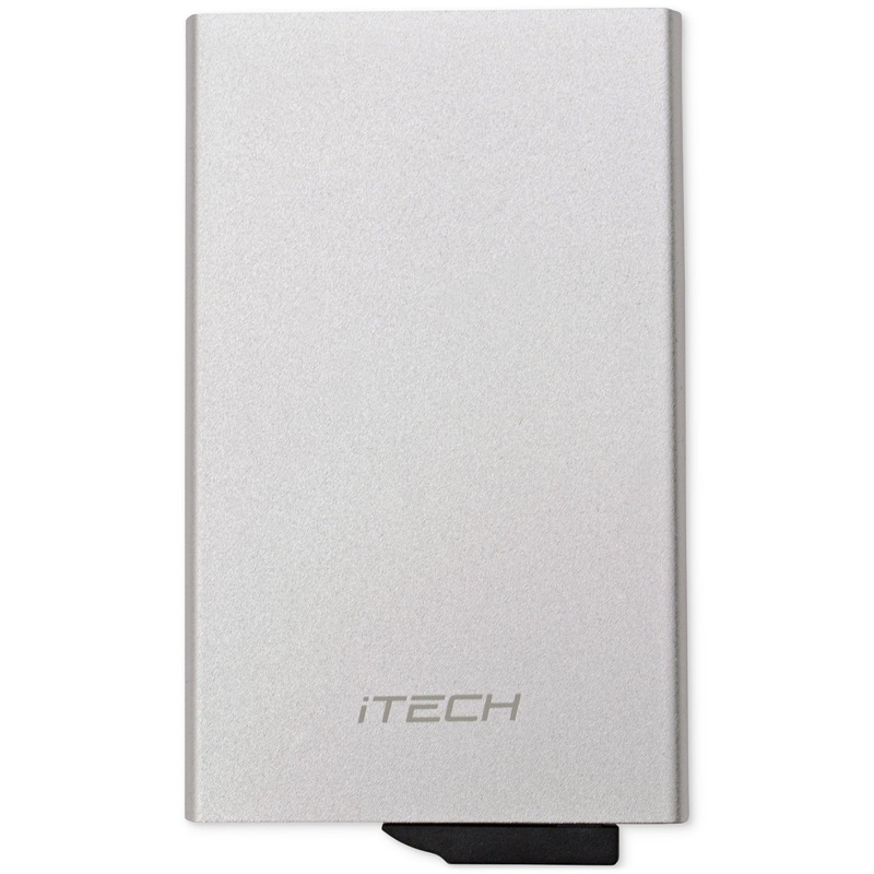 iTech Mens Pop Up Logo Wallet Grey