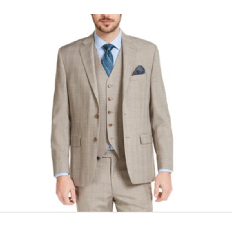 Lauren Ralph Lauren Men's Classic-Fit UltraFlex Tan Suit Jacket 38S