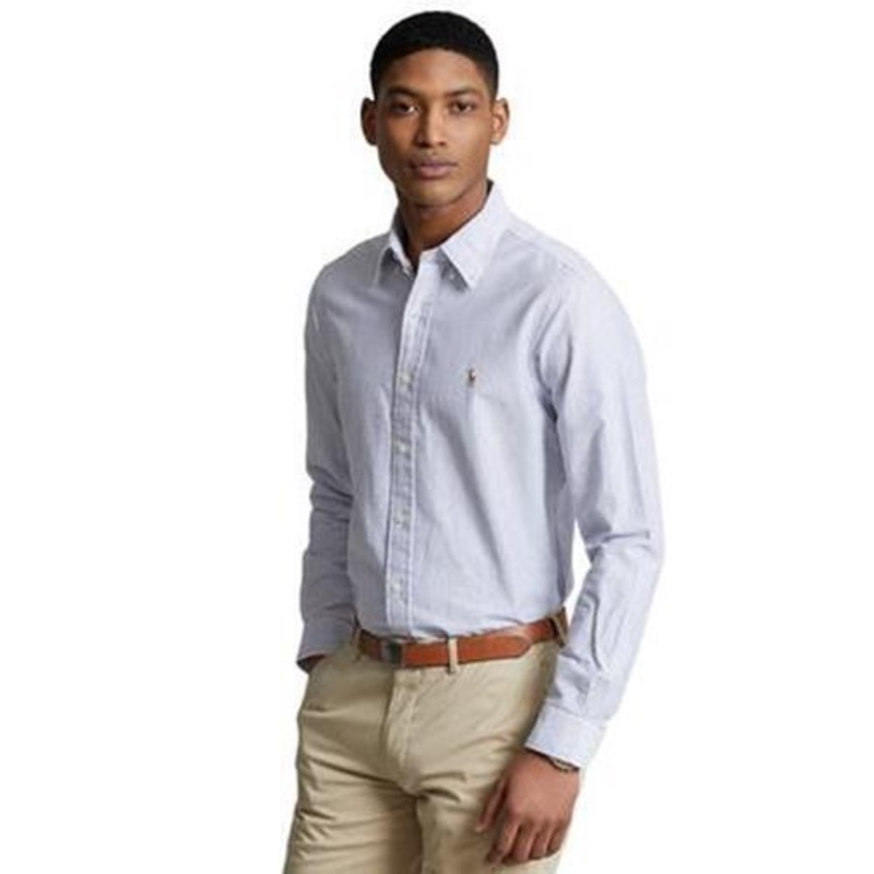 Polo Ralph Lauren Men's Classic-Fit Oxford Button Down Shirt Blue Small