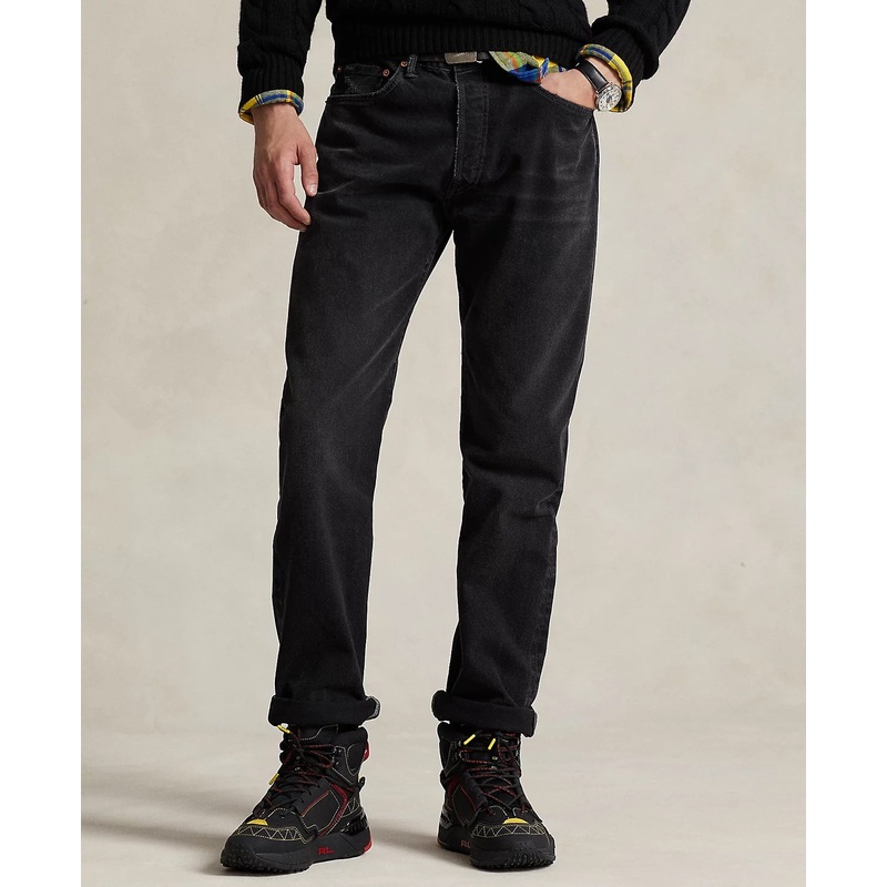 Polo Ralph Lauren Men's Vintage Classic Fit Jeans Beavenmeadow Black 40 x 32