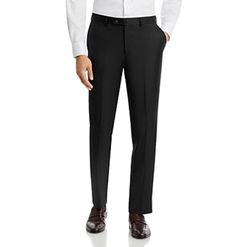 Robert Graham Mens Modern Fit Sharkskin Suit Dress Pants Hunter Green Size 38