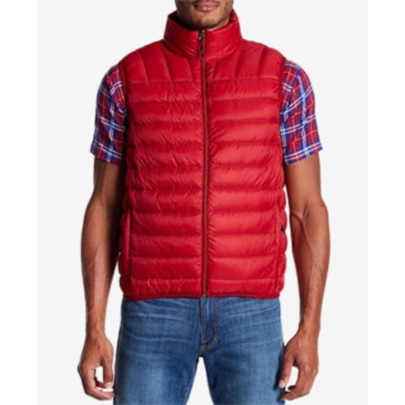 Hawke Co. Packable Puffer Vest Chili Pepper Red  Large