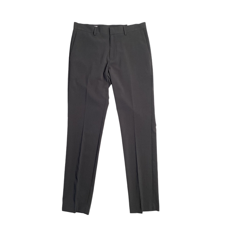 Perry Ellis Portfolio Men's Slim Fit Flat Front Pants Med Grey 30 x 32