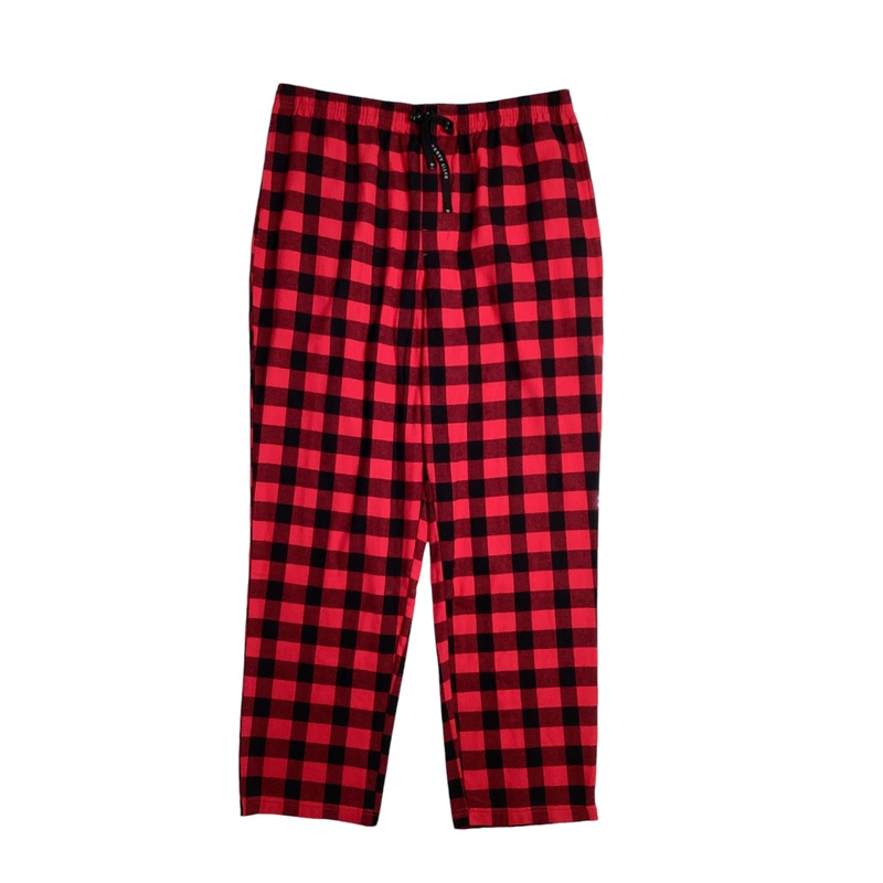 Perry Ellis Portfolio Mens Buffalo Plaid Flannel Pajama Sleep  Pants XL