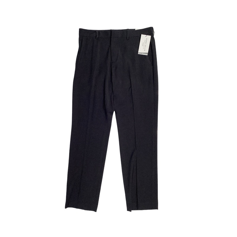 Perry Ellis Portfolio Mens Modern Fit Check Suit Dress Pants Black 30 x 30