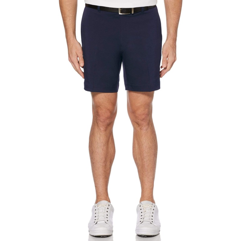 PGA TOUR Mens 7" Flat Front Golf Shorts Navy 42