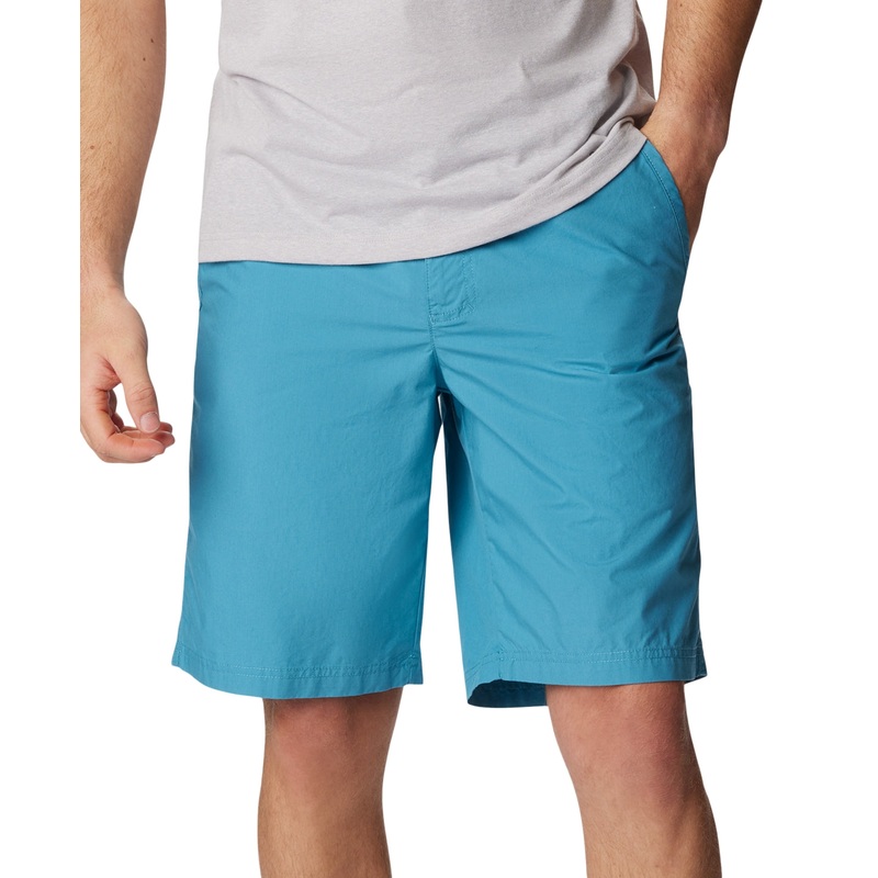 Columbia Mens Cotton Chino Shorts Shasta Blue 30 x 9